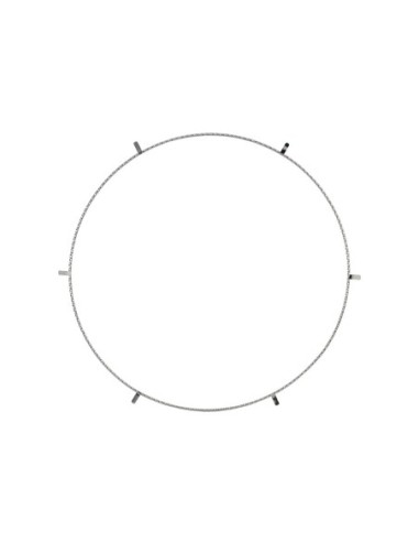 20 Lowrider Square Twisted Wheel Trim Chrome.